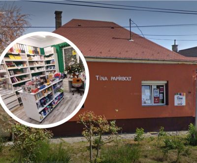 tina papírbolt öttevény